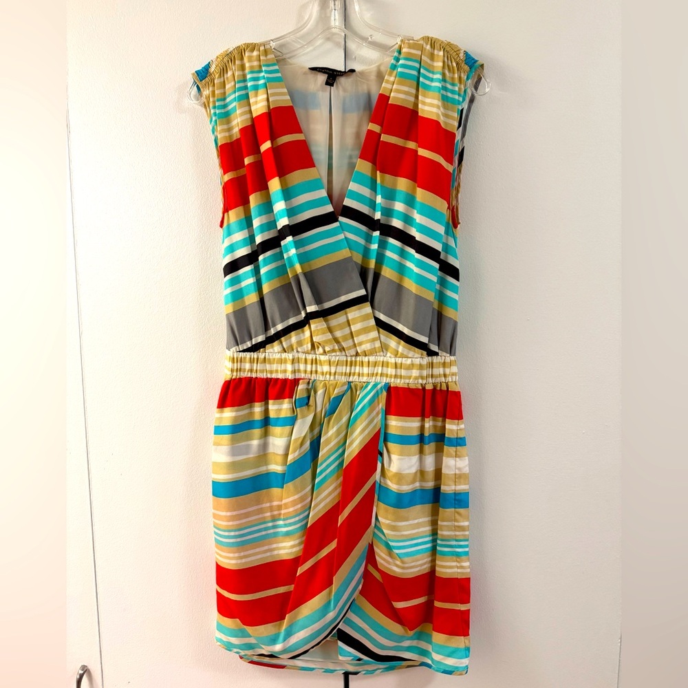 Cynthia Steffe Multicolor Striped v Dress